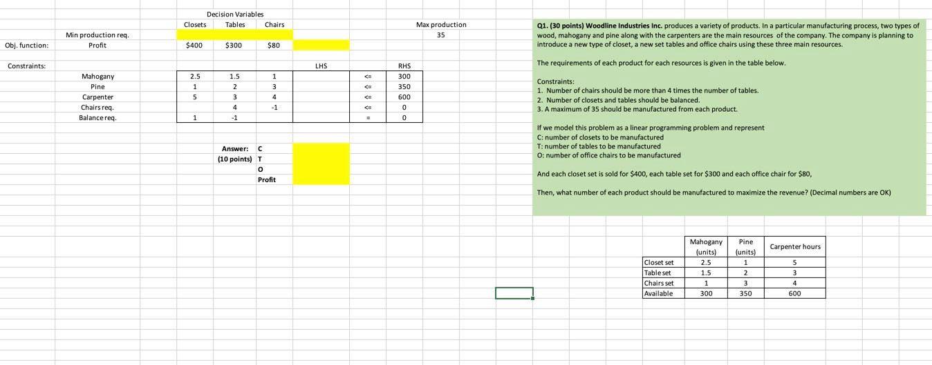 please put answer on tellow box with clear excel function or/and explanation