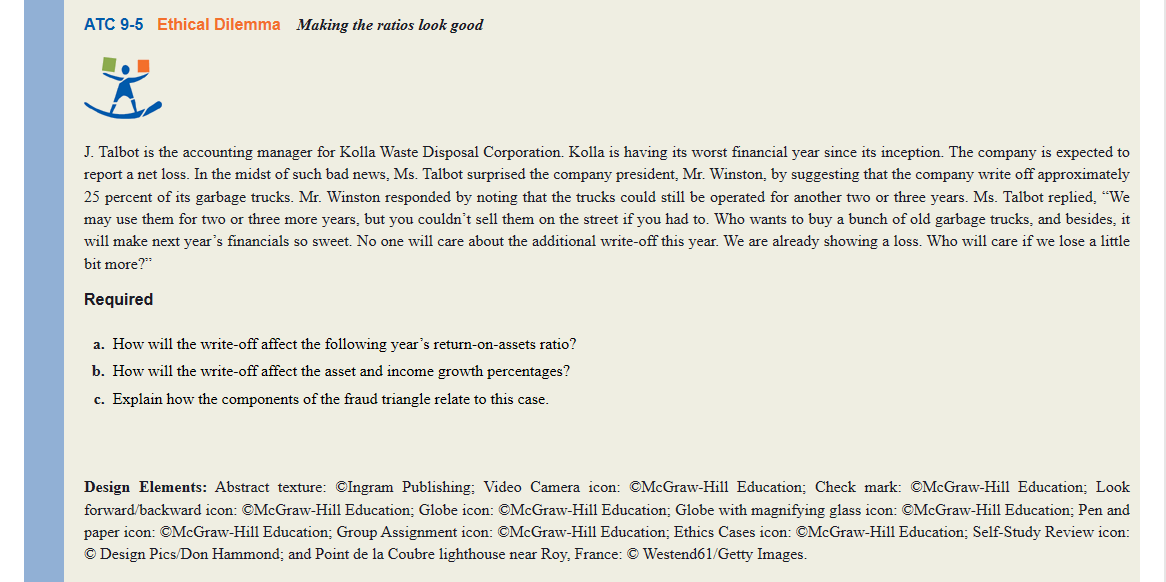 Refer above. Explain how applying a write-off affects the following years