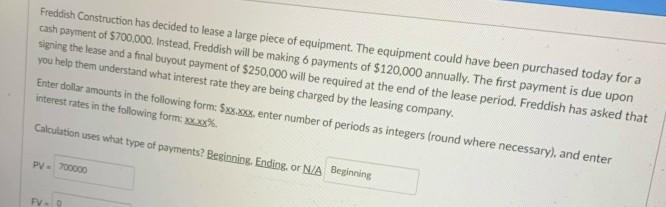  Just solve for the interested rate; there's nothing else in the