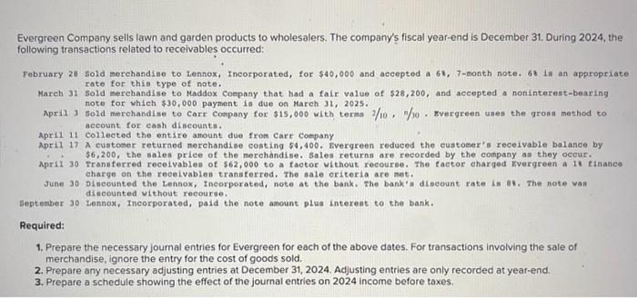  all i need are the ones i got wrong Evergreen Company