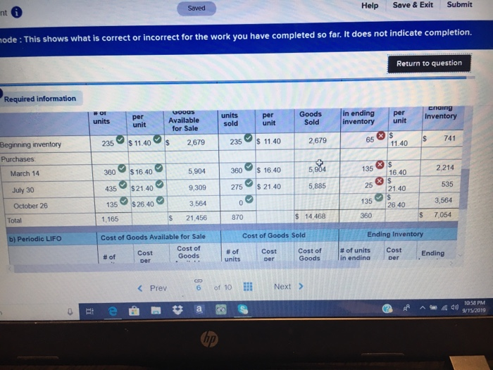 inventory Jan. 10 Sales Mar. 14 Purchase Mar.15 Sales July 30 Purchase