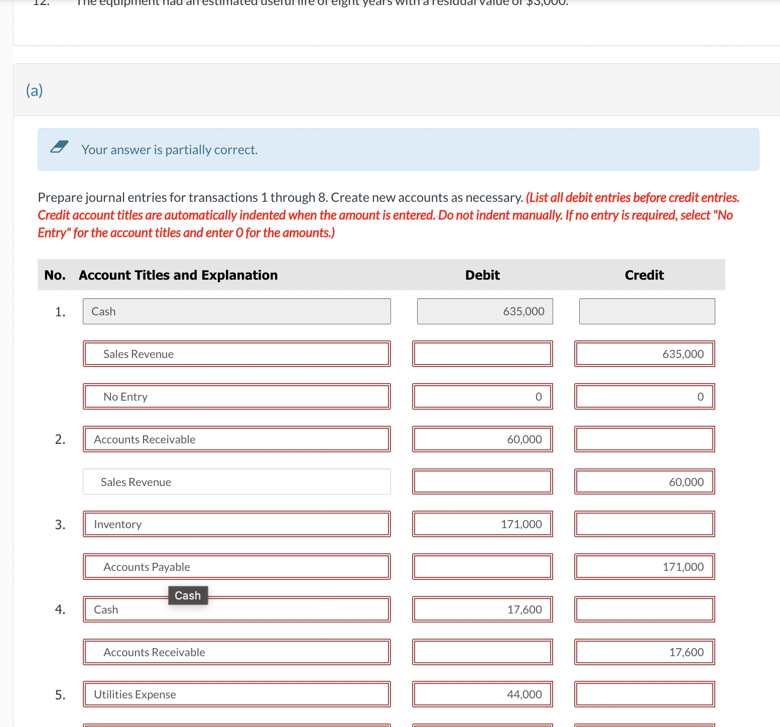 Please help Thank you! Sheridan had the following account balances at December