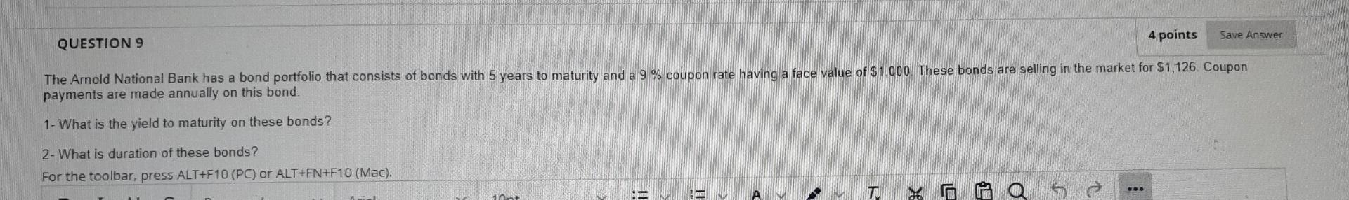 kindly answer urgently QUESTION 9 4 points Save Answer The Arnold