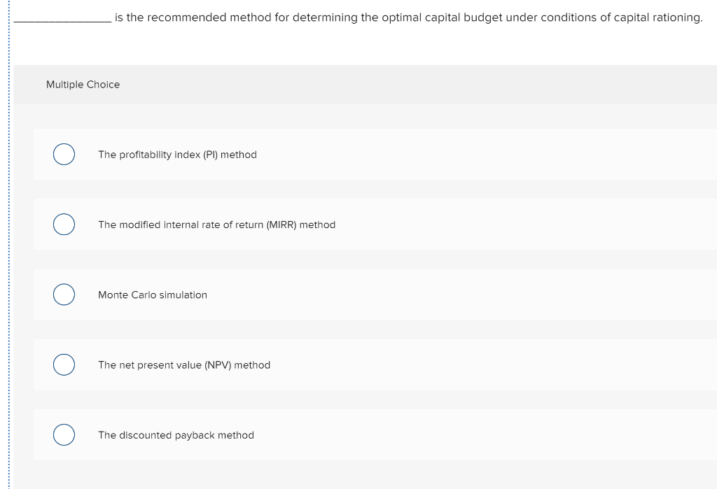 Number 19) Number 20) is the recommended method for determining the optimal