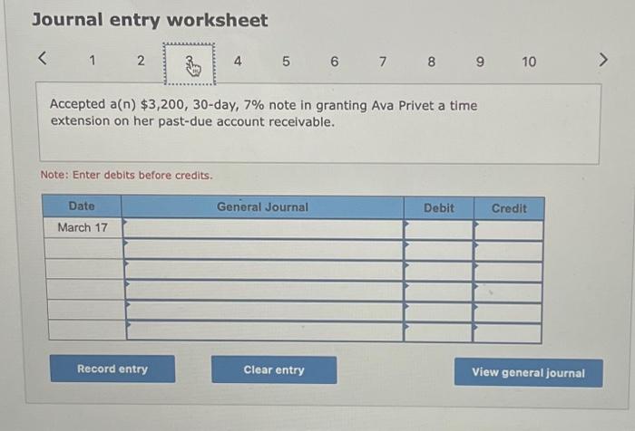 1 6 10 Received payment of principal plus interest from Carson for