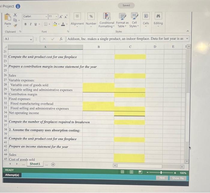 Controller has asked you to compare income statements if the company used