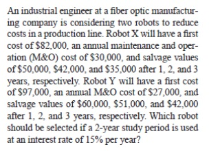 Please solve in excel and show the spreadsheets; I would like to