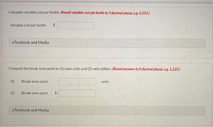 materials 510,000 Selling expenses-variable Selling expenses --fixed Administrative expenses-variable Administrative expenses-fixed 25,000