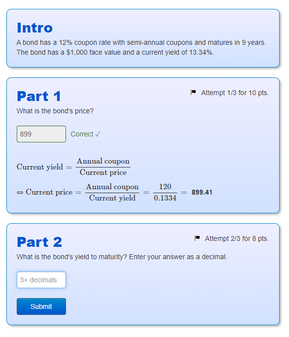  What is the bond's yield to maturity? Enter your answer as