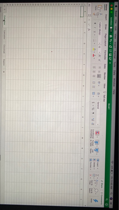  How do I start by setting this up? Excel File Edit