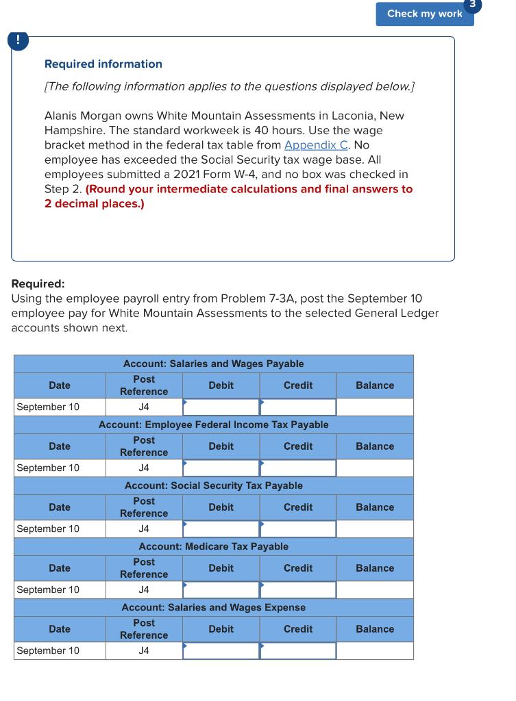 my work Alanis Morgan owns White Mountain Assessments in Laconia, New Hampshire.