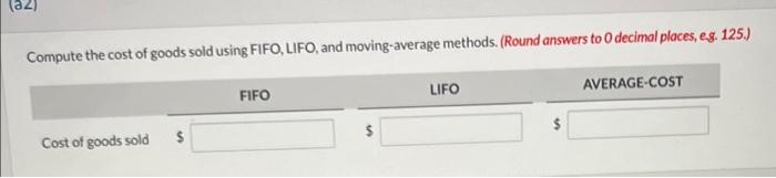 E2-D2 includes the following purchases. On June 1, Crane sold 20 units,