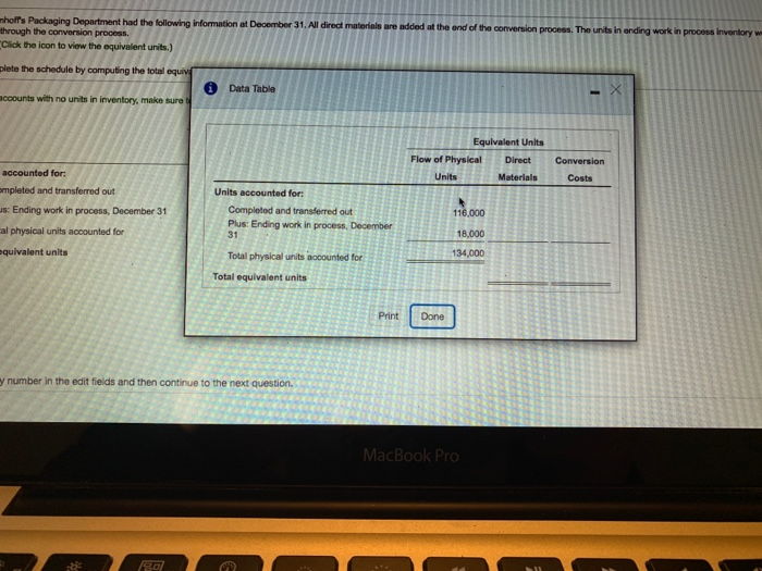 formation December 31. i dred materials are added at the end of