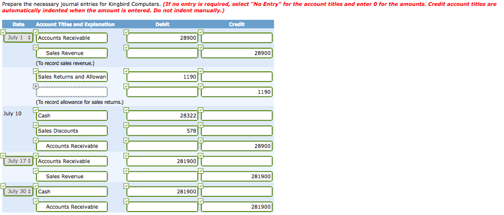 below is information from Kingbird Computers Incorporated. July 1 sold $28,900 of