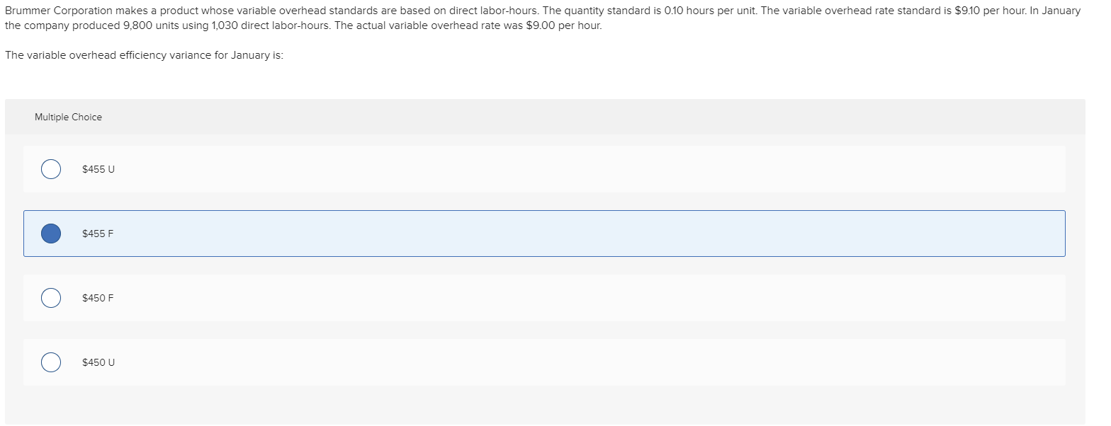 Please check my work. Is this correct? Brummer Corporation makes a product