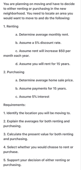  let the location for requirement 1 be: Birmingham, AL. Answer in