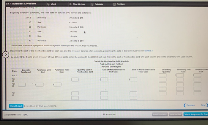  Ch 7-3 Exercises & Problems Pepeenery USRO Book B Show Me
