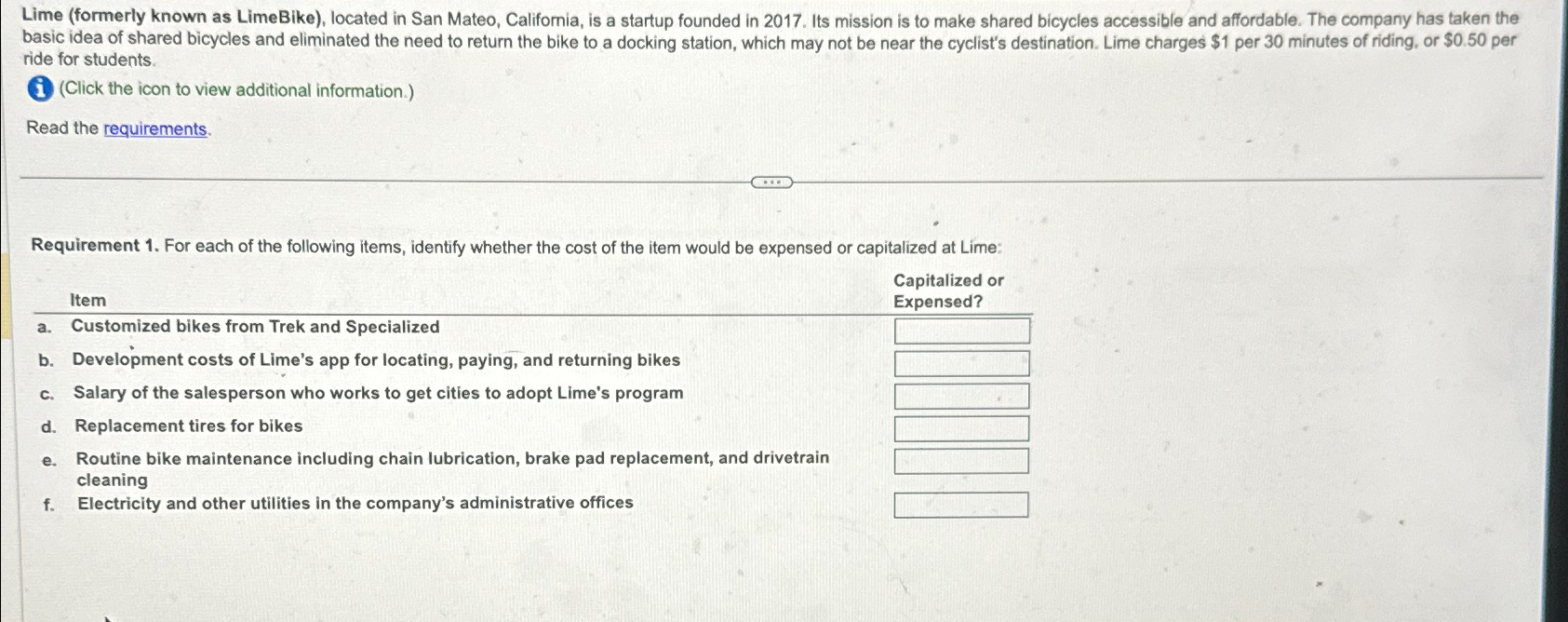  Lime (formerly known as LimeBike), located in San Mateo, California, is