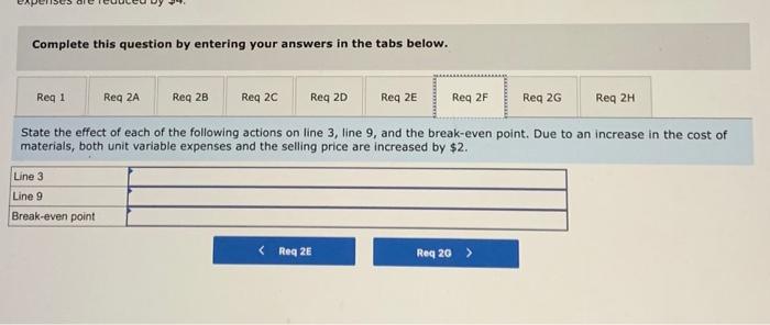 e. Due to paying salespersons a commission rather than o flat salary,