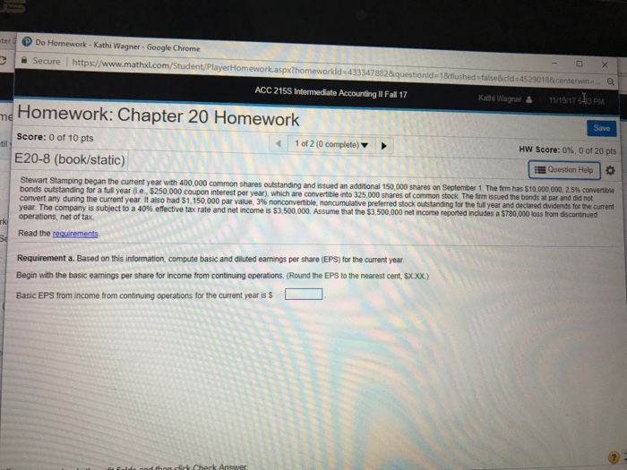  ter Do Homework- Kathi Wagner-Google Chrome Secure https://www.maths.com/Student/PlayerHome ork asphomework didaura2