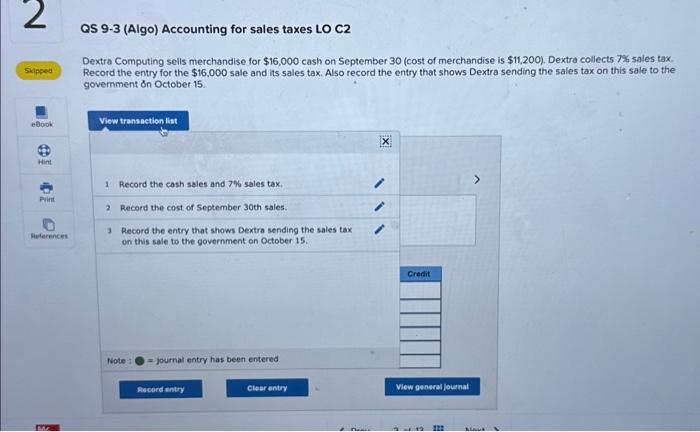 please make journal entries for all three Dextra Computing sells merchandise for