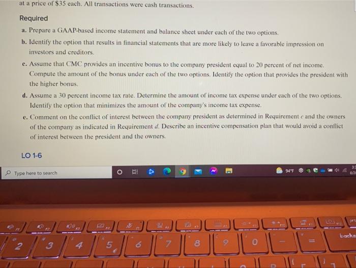 financial statements. please show me how to input these numbers and the