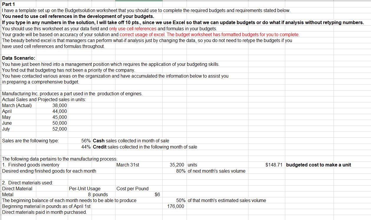 Please assume all data is correct. Need questions 6, 8 & 9