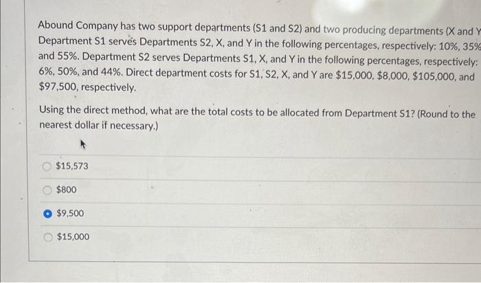 method is calculated as total material costs to account for divided by