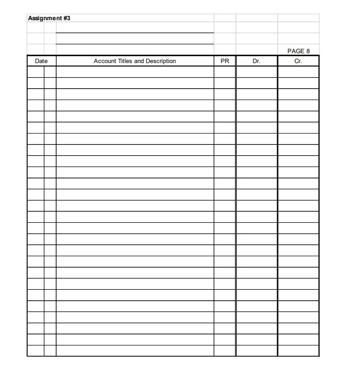 already posted this question once but it was done incorrectly. 1. Prepare