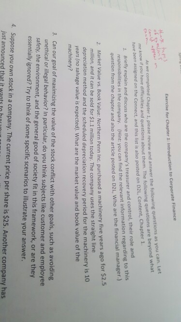  #2 i need help with Exercise for Chapter 1: Introduction to