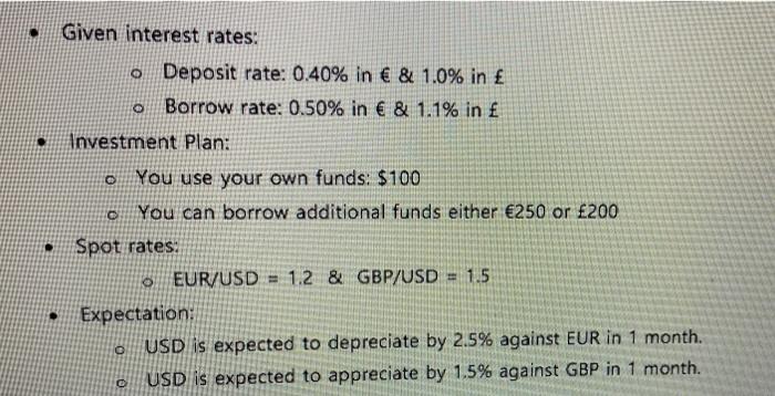 Please show work. having a hard time understanding my professor - Given
