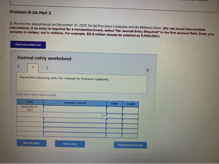 [The following information applies to the questions displayed below) Precision Castparts, a
