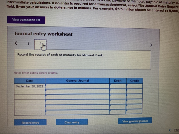 anticipated expansion. Precision signs a one-year, 9% promissory note to Midwest Bank