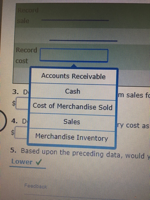 and the total cost of merchandise sold for the period. Journalize t