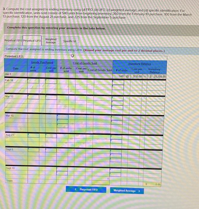 entered into the following calendar-year purchases and sales transactions Date Activities Units