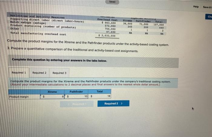 Activity-Based Product Margins (L07-1, L07-3, L07-4, LO7-5) Smoky Mountain Carporation makes two