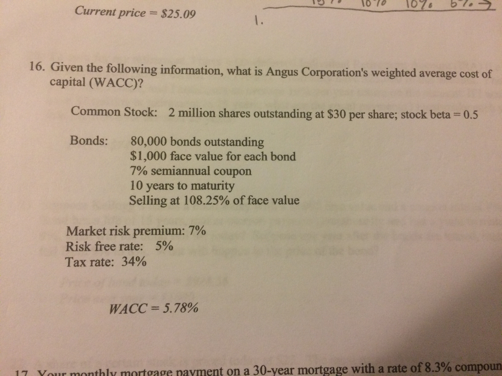 May I have detailed steps for this please? Current price = $