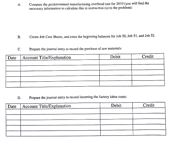 A-M, thank you. P15-1A Prepare entries in a job order cost system
