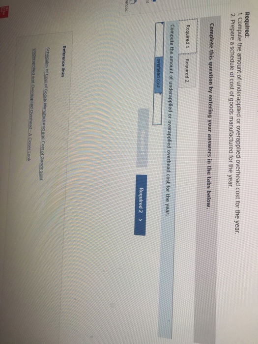 the manufacturing activities of Chang Company during the just completed year: Manufacturing