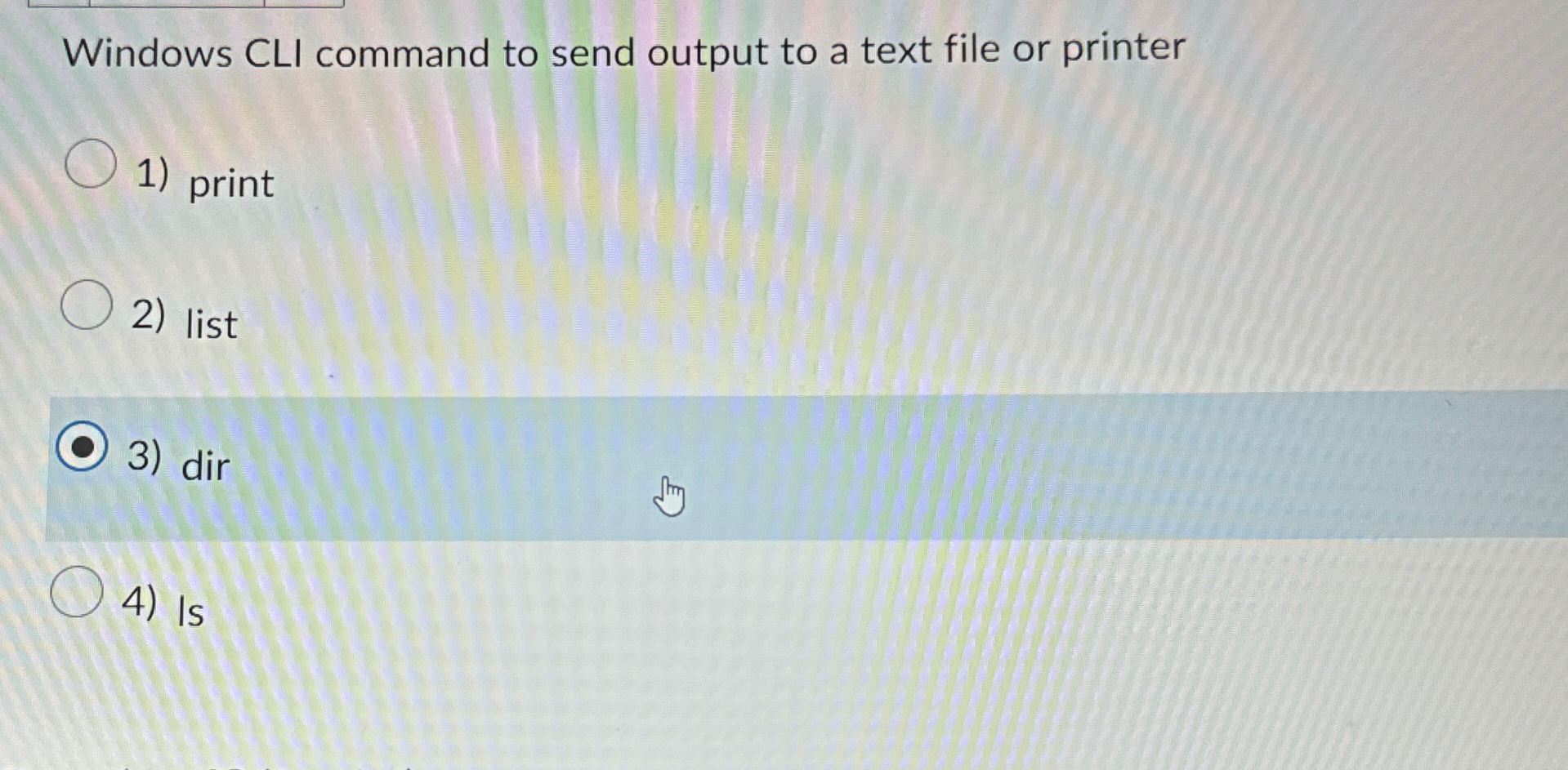  Windows CLI command to send output to a text file or