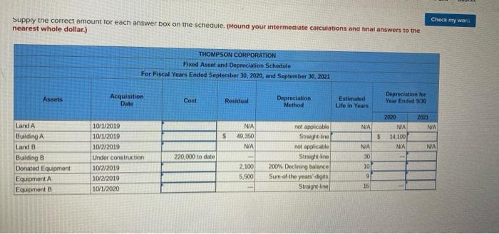 & EN Sub Check my w 1 The Thompson Corporation, a manufacturer
