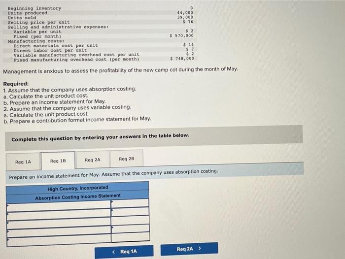 manufacturer of industrial goods. The company's activity-based costing system contains the following