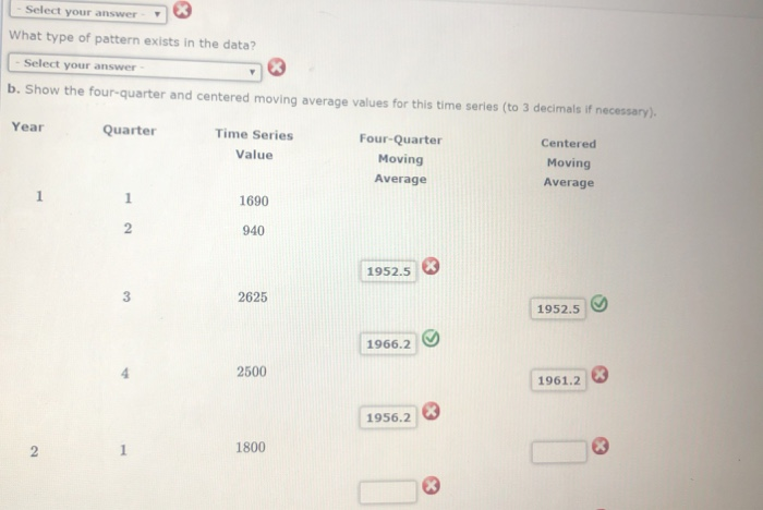 to reference the data. DATA file Quarter Year 1 Year 2 Year