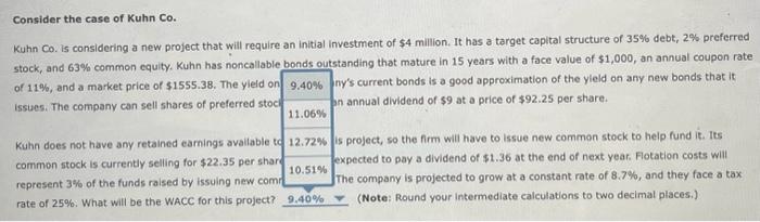 initial investment of $4 million. It has a target capital structure of