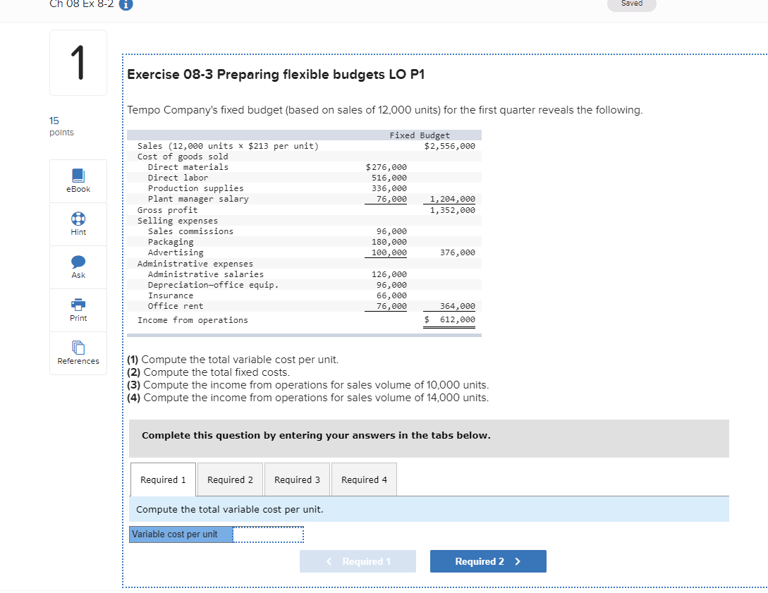  Ch 08 Ex 8-2 i Saved 1 Exercise 08-3 Preparing flexible