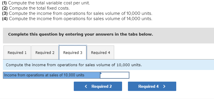 units) for the first quarter reveals the following. 15 points Fixed Budget
