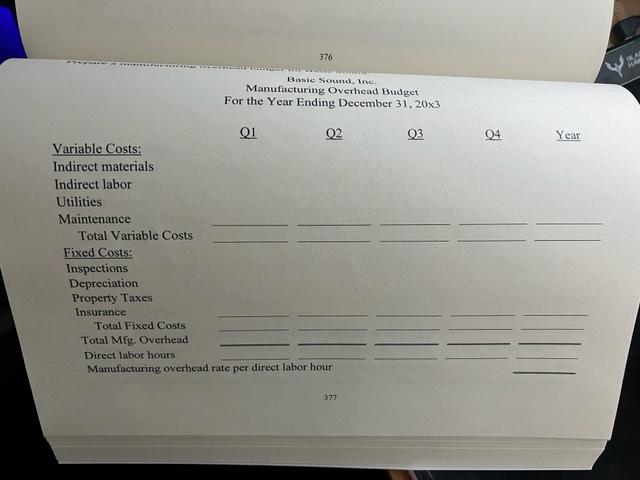 labor hours. Management expects indirect labor costs to be $1.70 per hour,