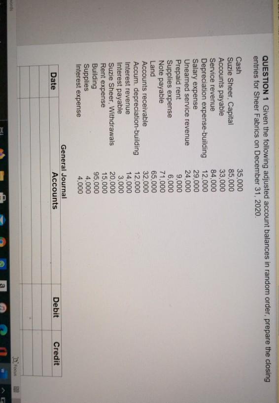  Please solve this question before 2 November . QUESTION 1 Given