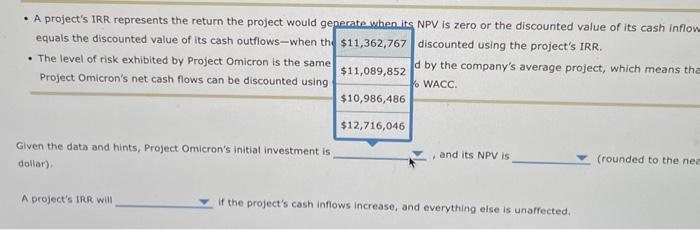 are sometimes used together to make capital budgeting decisions. Consider the case