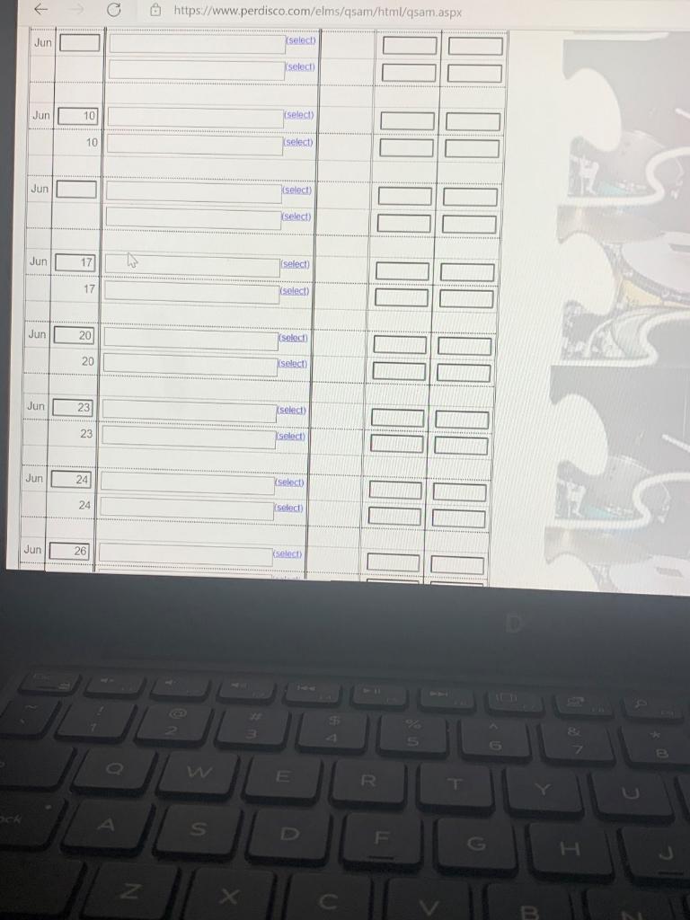 Recording transactions Now that you have reviewed information about Julie Yard's School